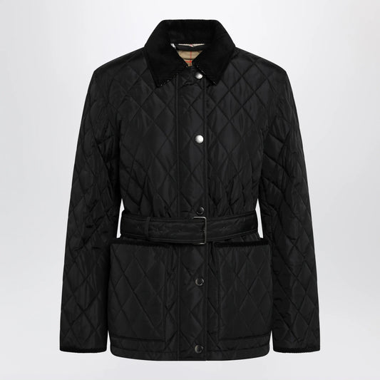 Burberry - Black quilted nylon jacket