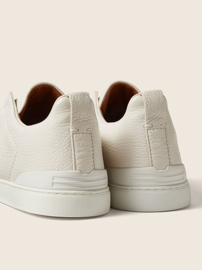 Zegna Triple Stitch Low Top Sneaker