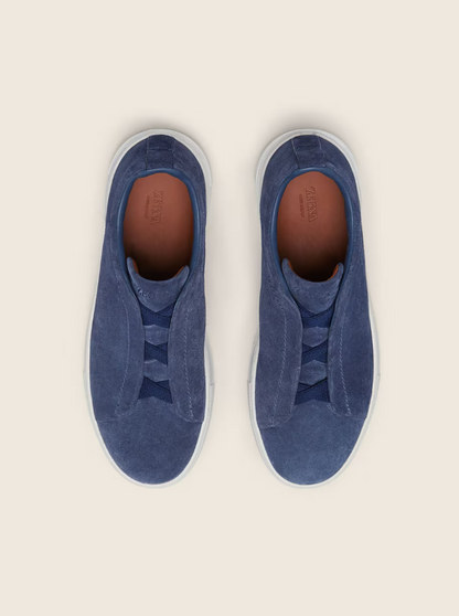 Zegna Triple Stitch Low Top Sneaker