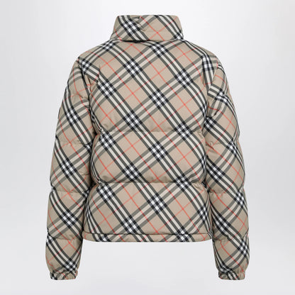 Burberry - Sand Check Ambleside Down Jacket
